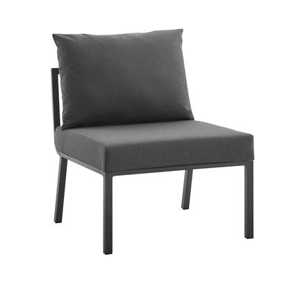 Modway Outdoor Patio Aluminum Armless Chair