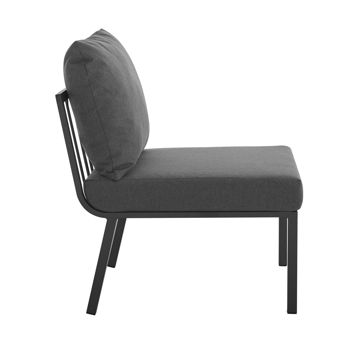 Modway Outdoor Patio Aluminum Armless Chair