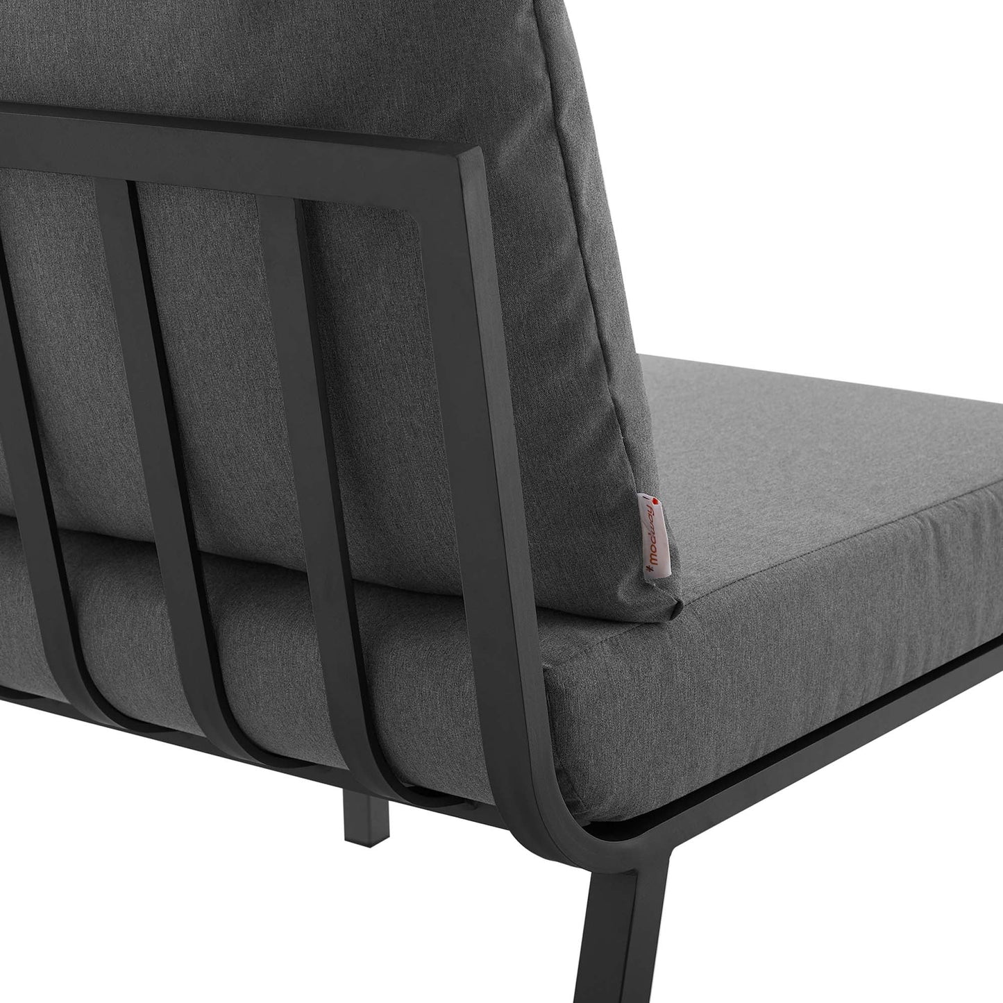 Modway Outdoor Patio Aluminum Armless Chair