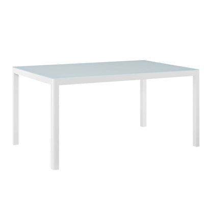 Raleigh Aluminum Outdoor Dining Table for Patio