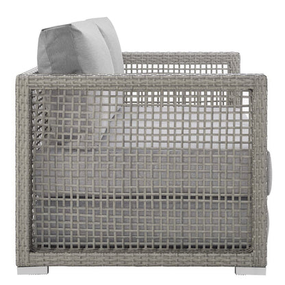 Aura 3 Piece Outdoor Wicker and Rattan Patio Set