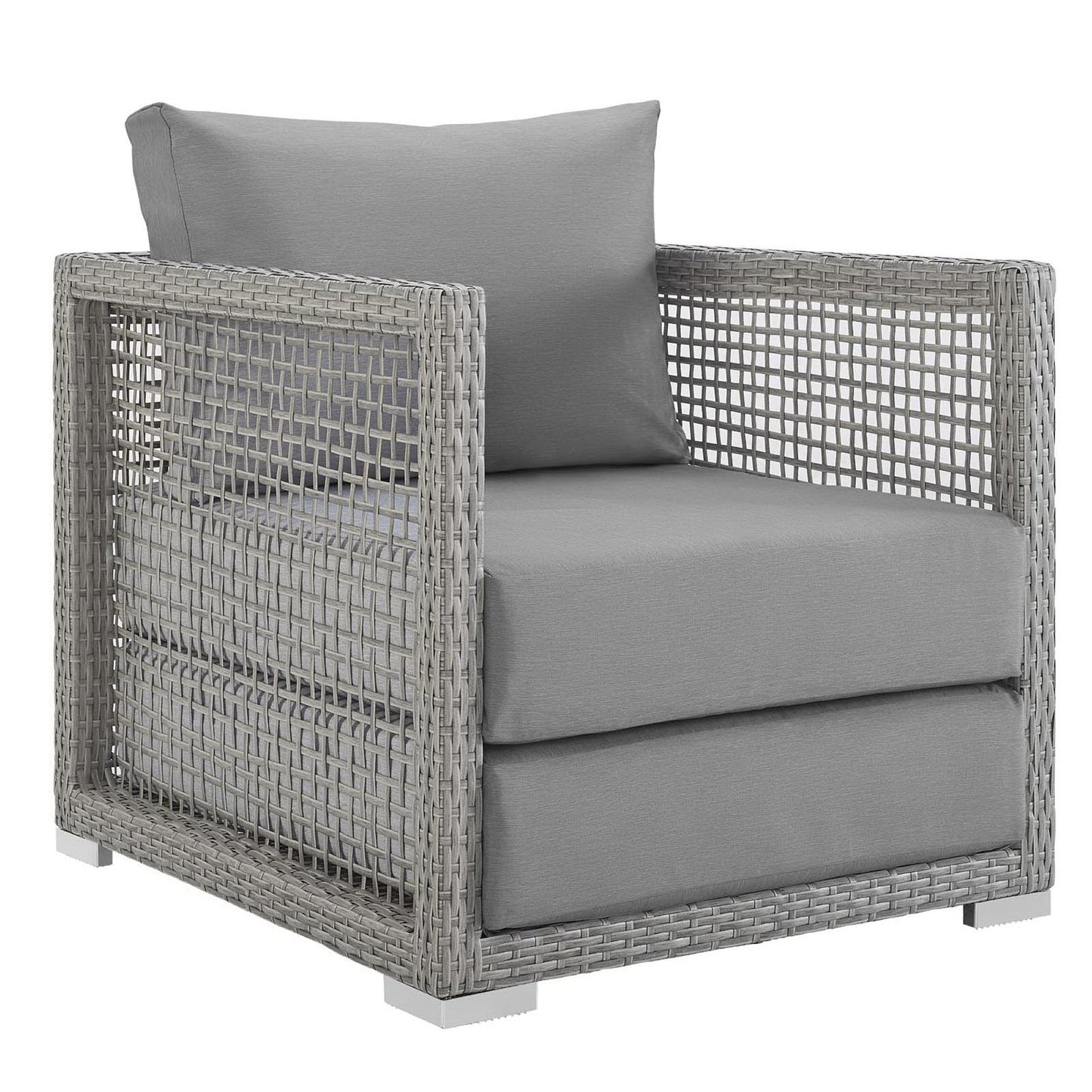 Aura 3 Piece Outdoor Wicker And Rattan Set