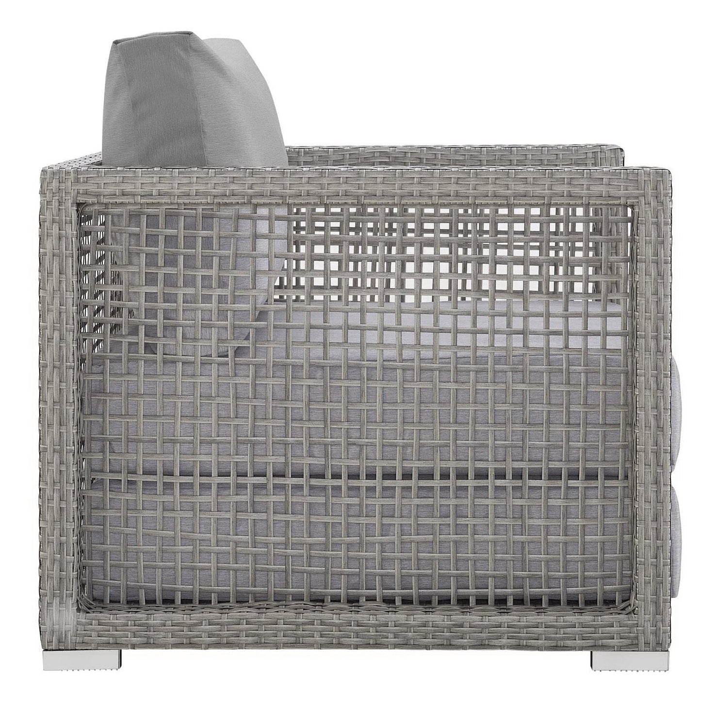 Aura 3 Piece Outdoor Wicker And Rattan Set