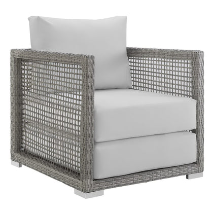 Aura 3 Piece Outdoor Wicker And Rattan Set