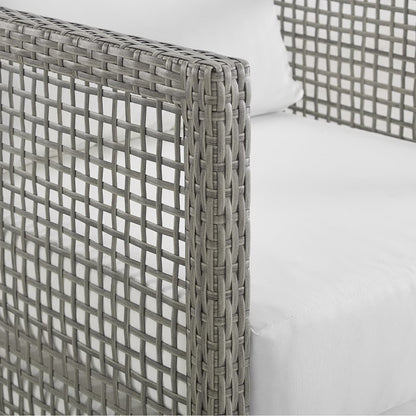 Aura 3 Piece Outdoor Wicker And Rattan Set