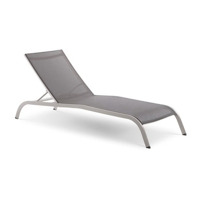 Modway Savannah Mesh Outdoor Lounge Chair and