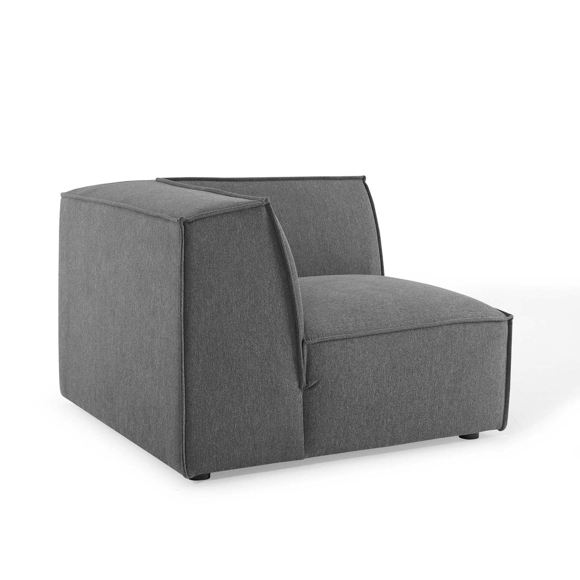 Restore sectional sofa corner chair gray fabric upholstery modern living room by HouseOfZazla on Tampa Home & Garden Store