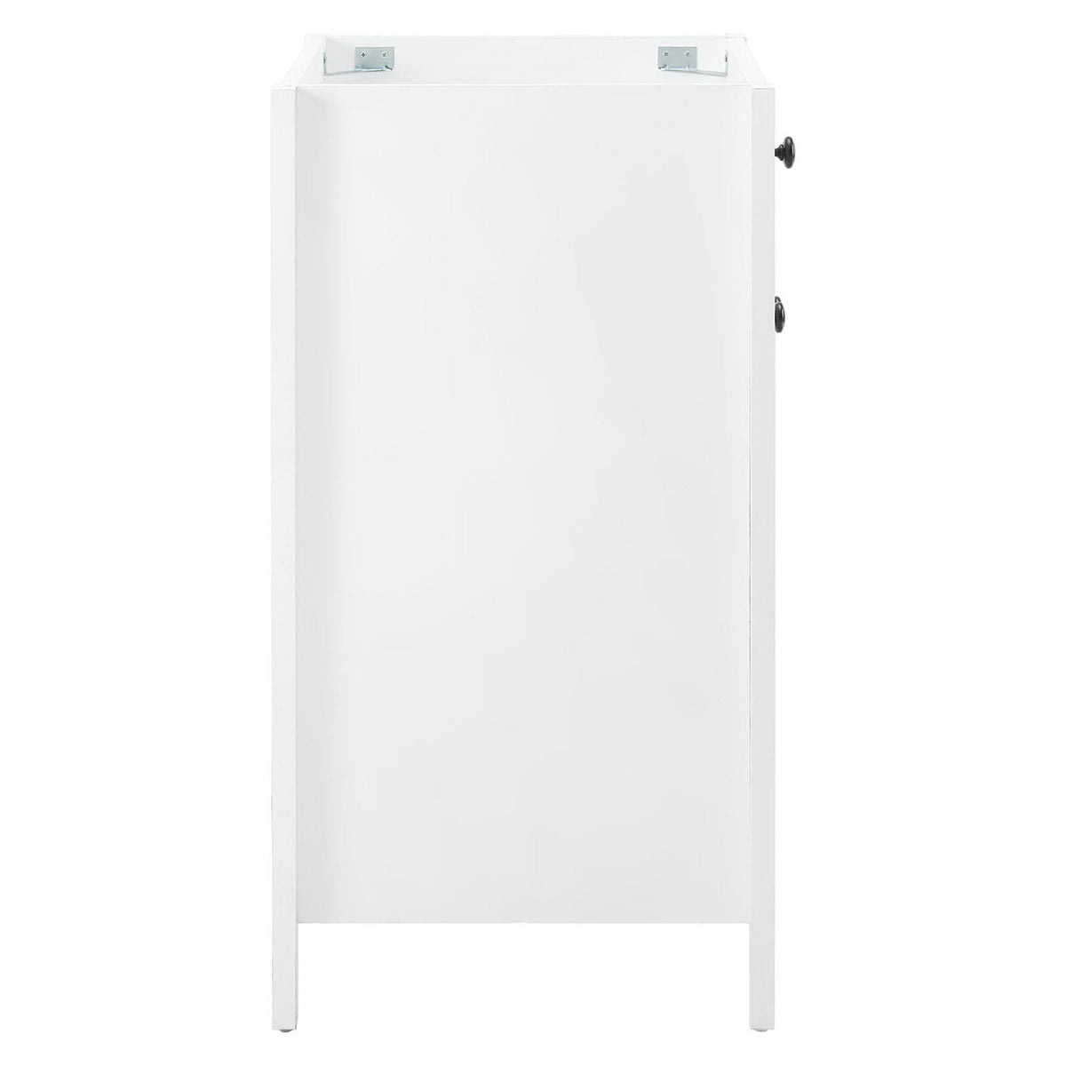 Nantucket 24in white bathroom vanity cabinet by Modway with flat-panel door on Tampa Home & Garden Store