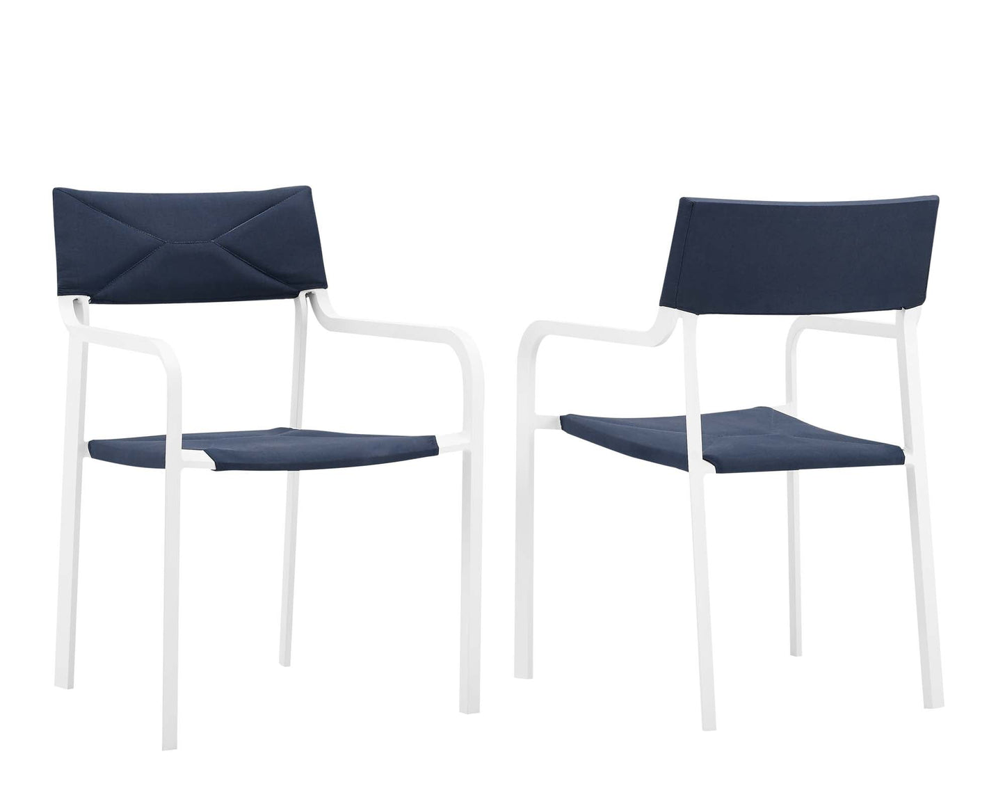 Raleigh Outdoor Aluminum Patio Armchair Set of 2
