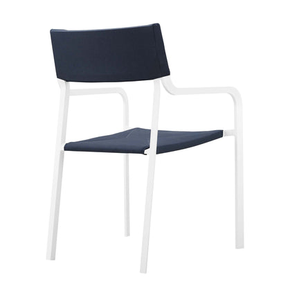 Raleigh Outdoor Aluminum Patio Armchair Set of 2