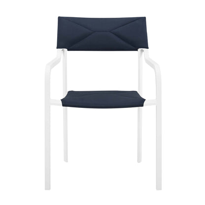 Raleigh Outdoor Aluminum Patio Armchair Set of 2