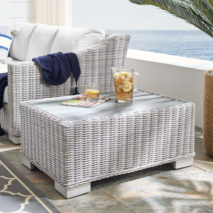 Modway Conway 32 Outdoor Rattan Coffee Table