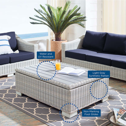 Conway 45 Inch Outdoor Patio Coffee Table