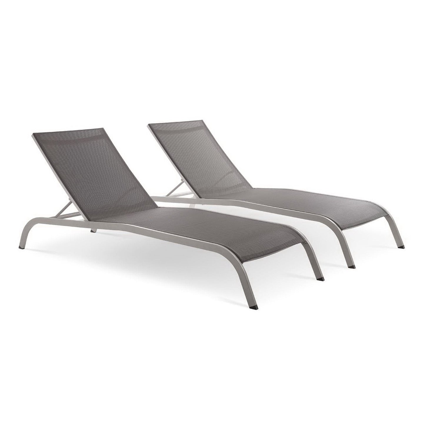 Savannah Outdoor Mesh Chaise and Patio Lounge Set
