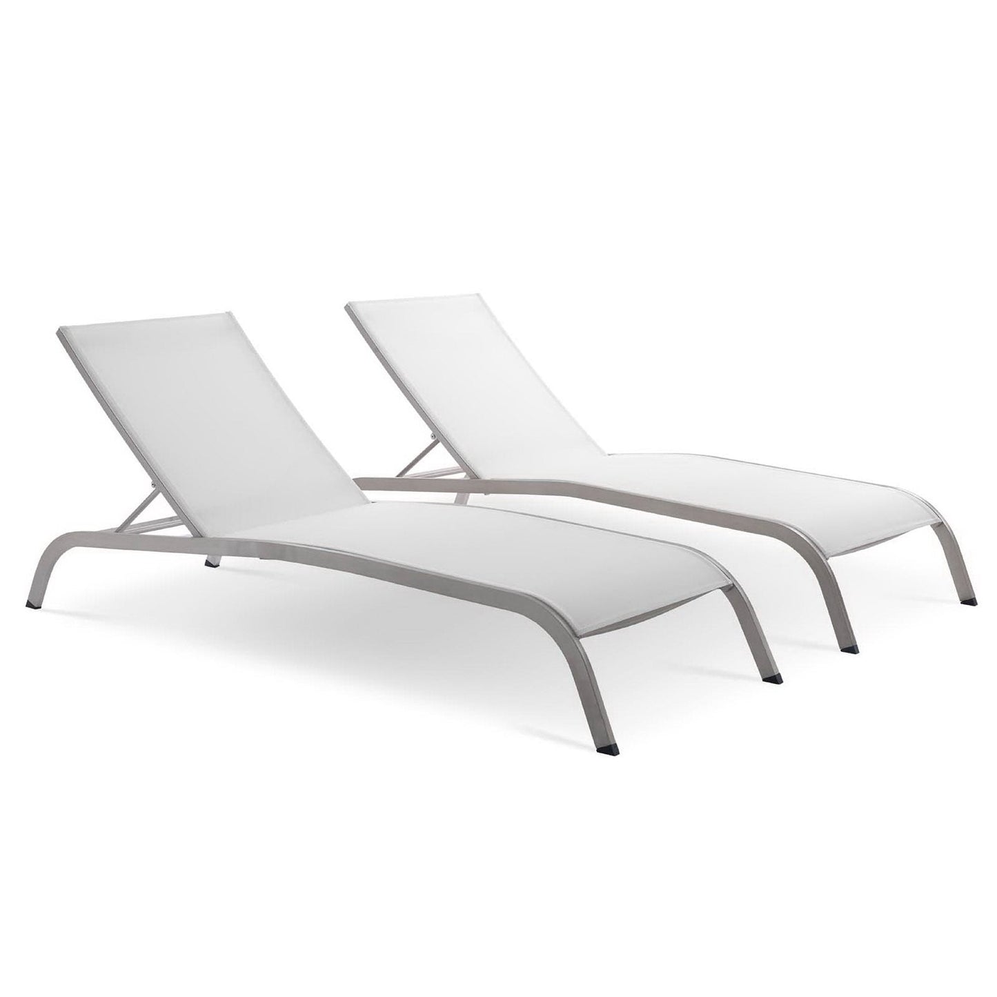 Savannah Outdoor Mesh Chaise and Patio Lounge Set
