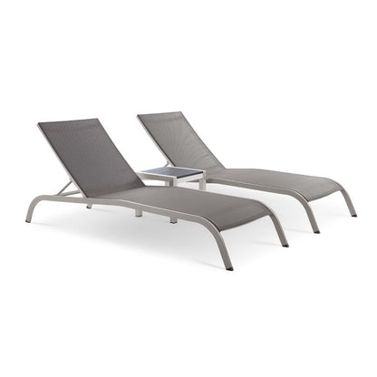 Savannah 3 Piece Outdoor Textilene Mesh Set