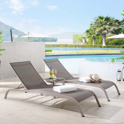 Savannah 3 Piece Outdoor Textilene Mesh Set