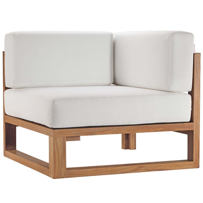Modway Upland Teak Corner Chair and Patio