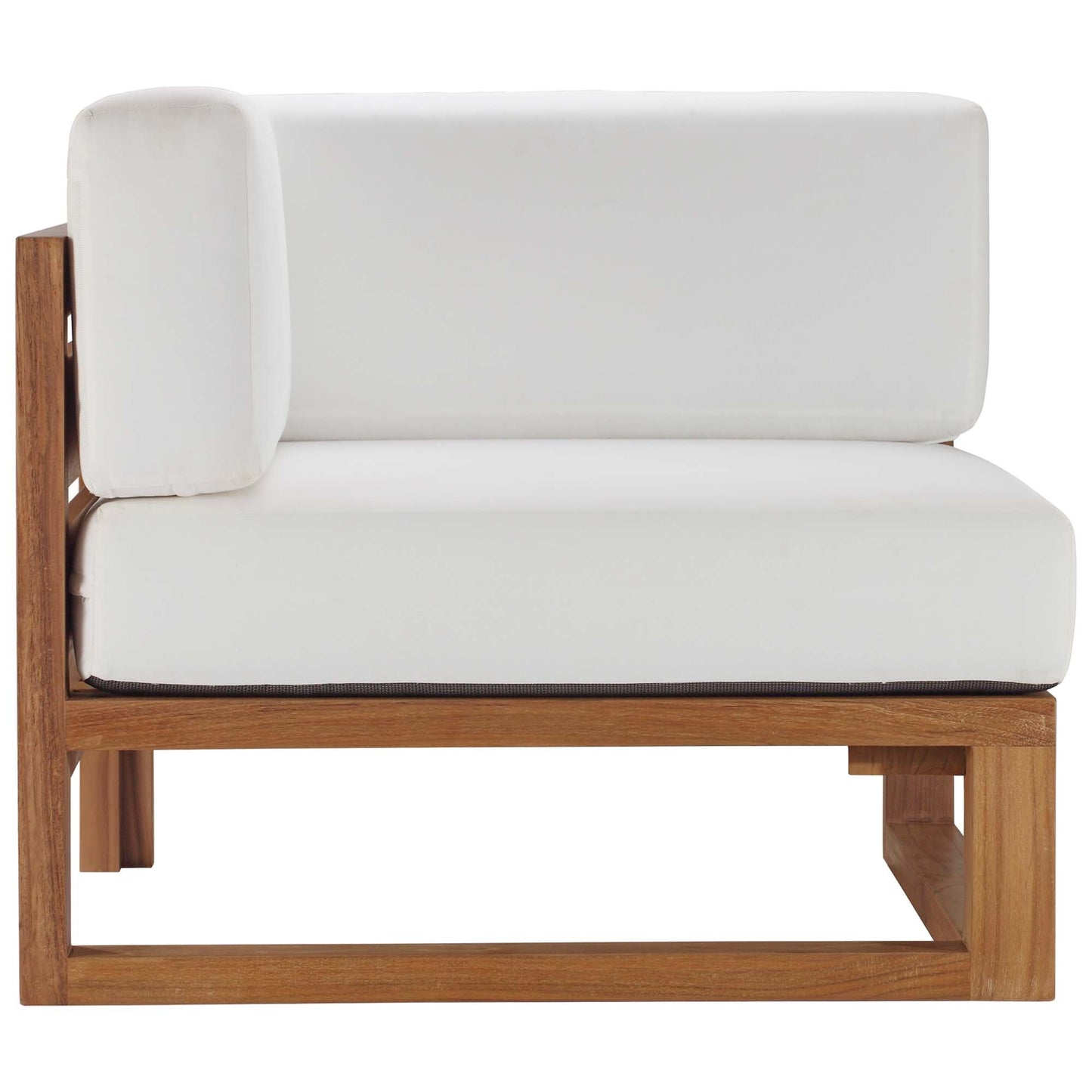 Modway Upland Teak Corner Chair and Patio