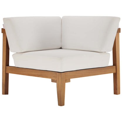 Bayport Teak Outdoor Corner Chair for Garden Use