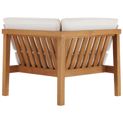 Bayport Teak Outdoor Corner Chair for Garden Use