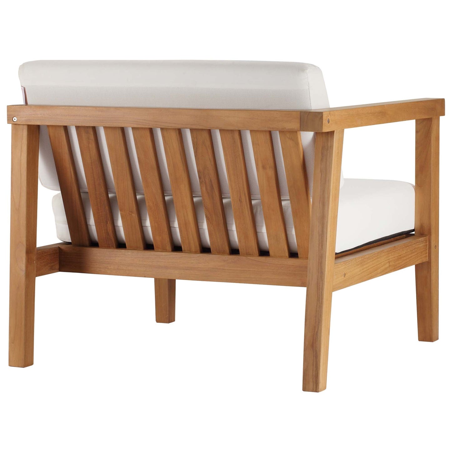 Modway Bayport Outdoor Teak Left Arm Chair