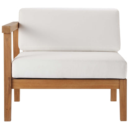 Modway Bayport Outdoor Teak Left Arm Chair