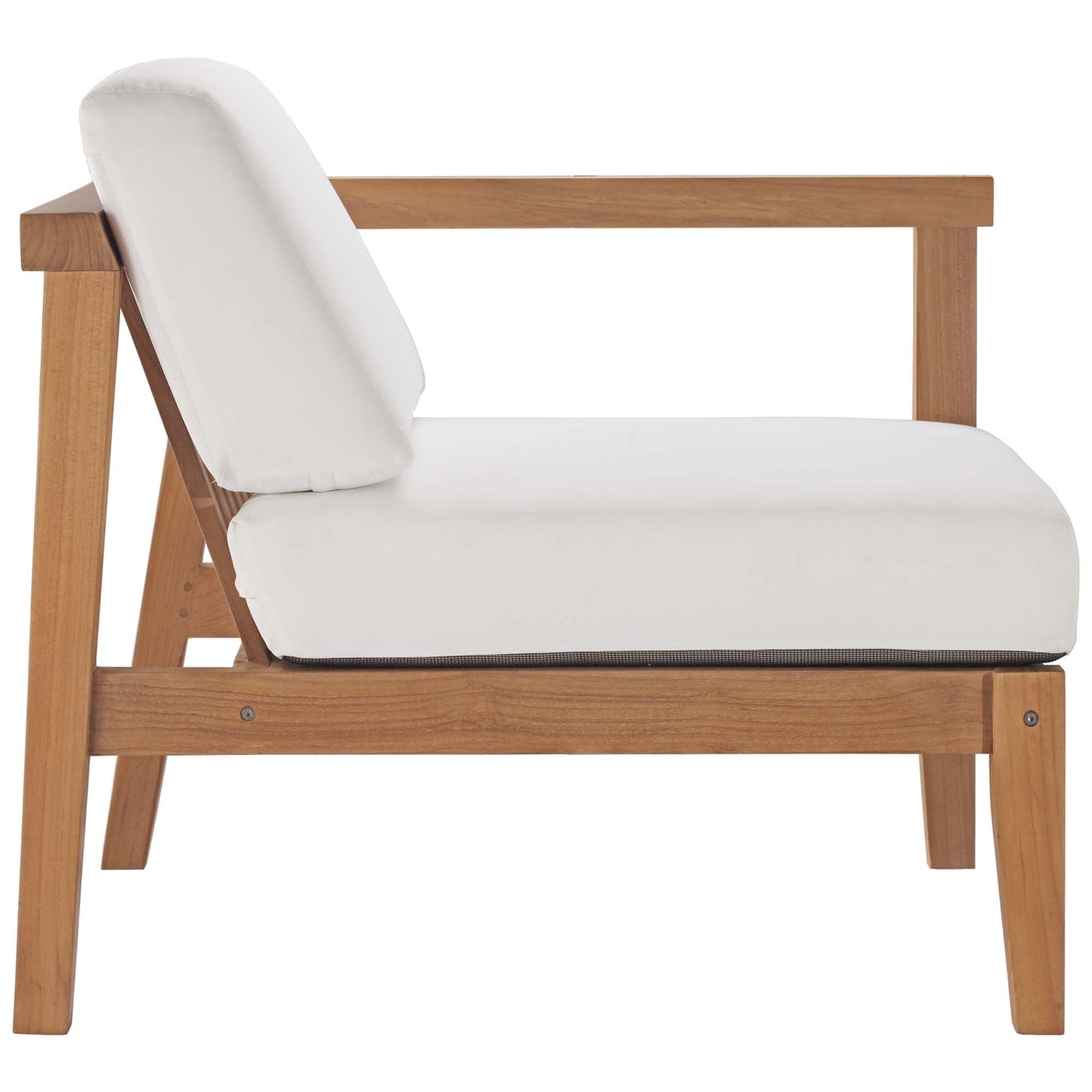 Modway Bayport Outdoor Teak and Patio Chair