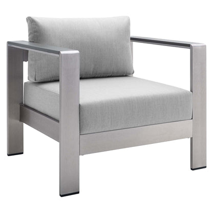 Shore Aluminum and Sunbrella Patio Armchair