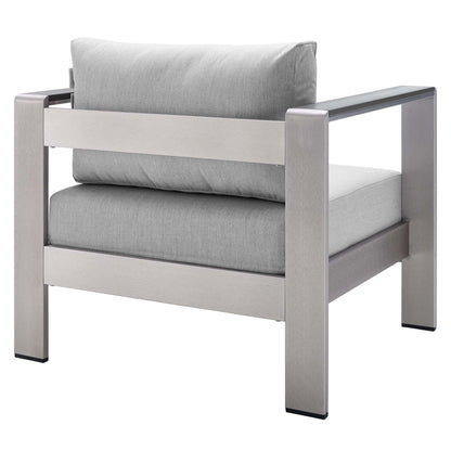 Shore Aluminum and Sunbrella Patio Armchair