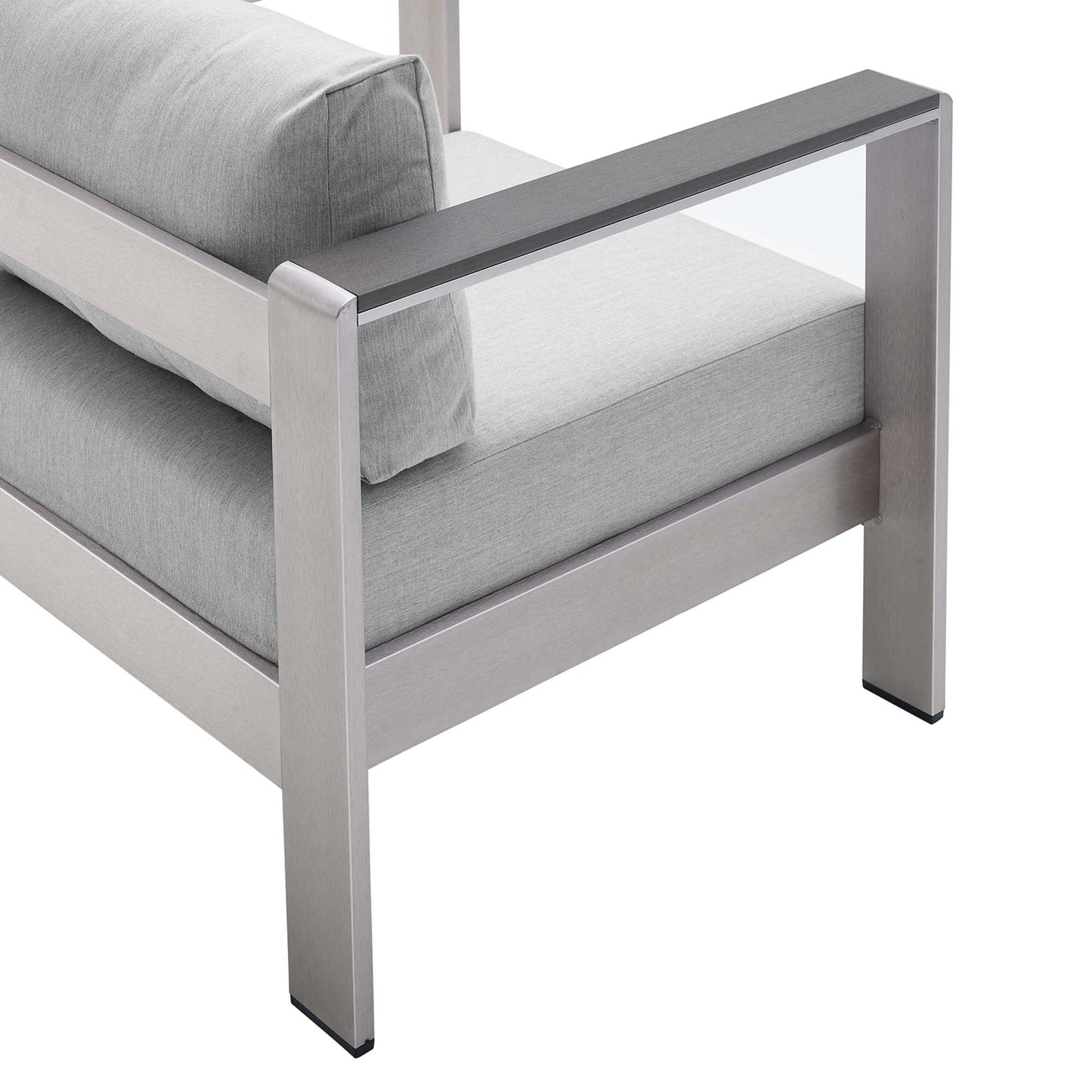 Shore Aluminum and Sunbrella Patio Armchair