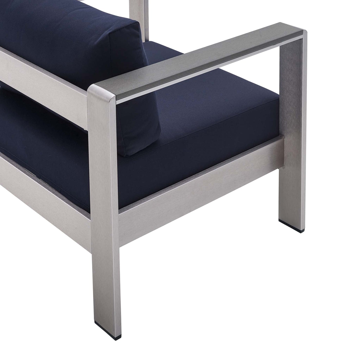 Shore Aluminum and Sunbrella Patio Armchair