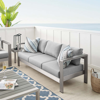 Modway Shore Sunbrella and Outdoor Sofa Set