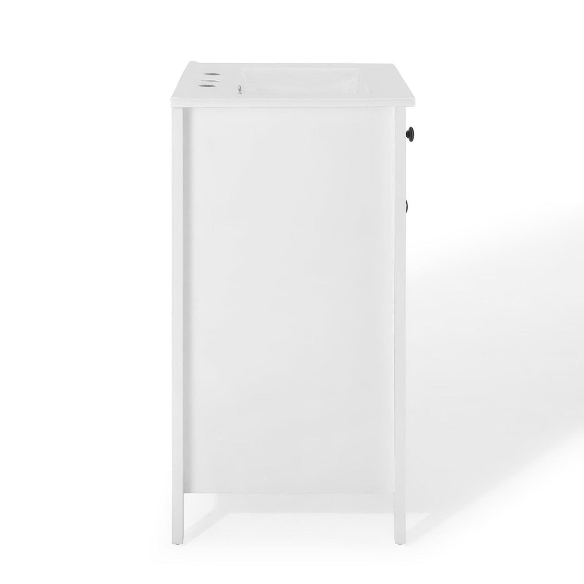 Nantucket Bathroom Vanity by Modway white cabinet with sink, HouseOfZazla bathroom suite on Tampa Home & Garden Store