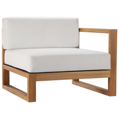 Upland Outdoor Teak Patio Sectional and Loveseat