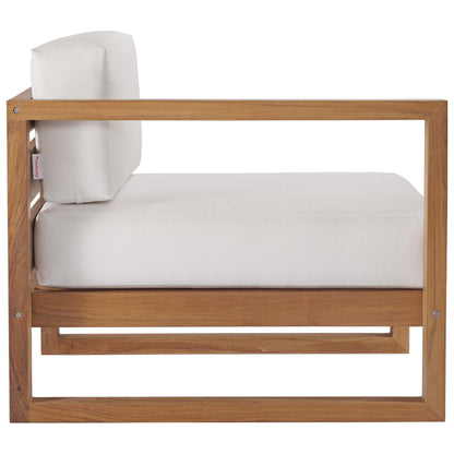 Upland Outdoor Teak Patio Sectional and Loveseat