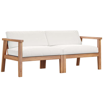 Bayport By Modway Teak Outdoor and Patio Sofa