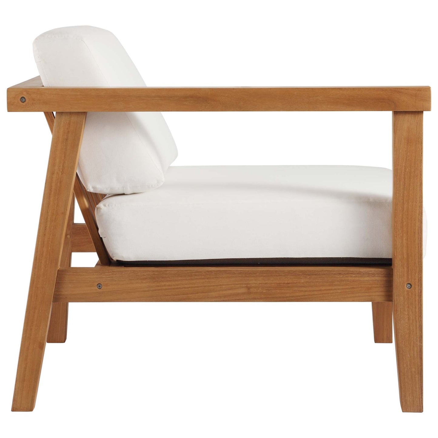 Bayport By Modway Teak Outdoor and Patio Sofa