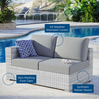 Modway Convene Outdoor Patio Left Arm Loveseat