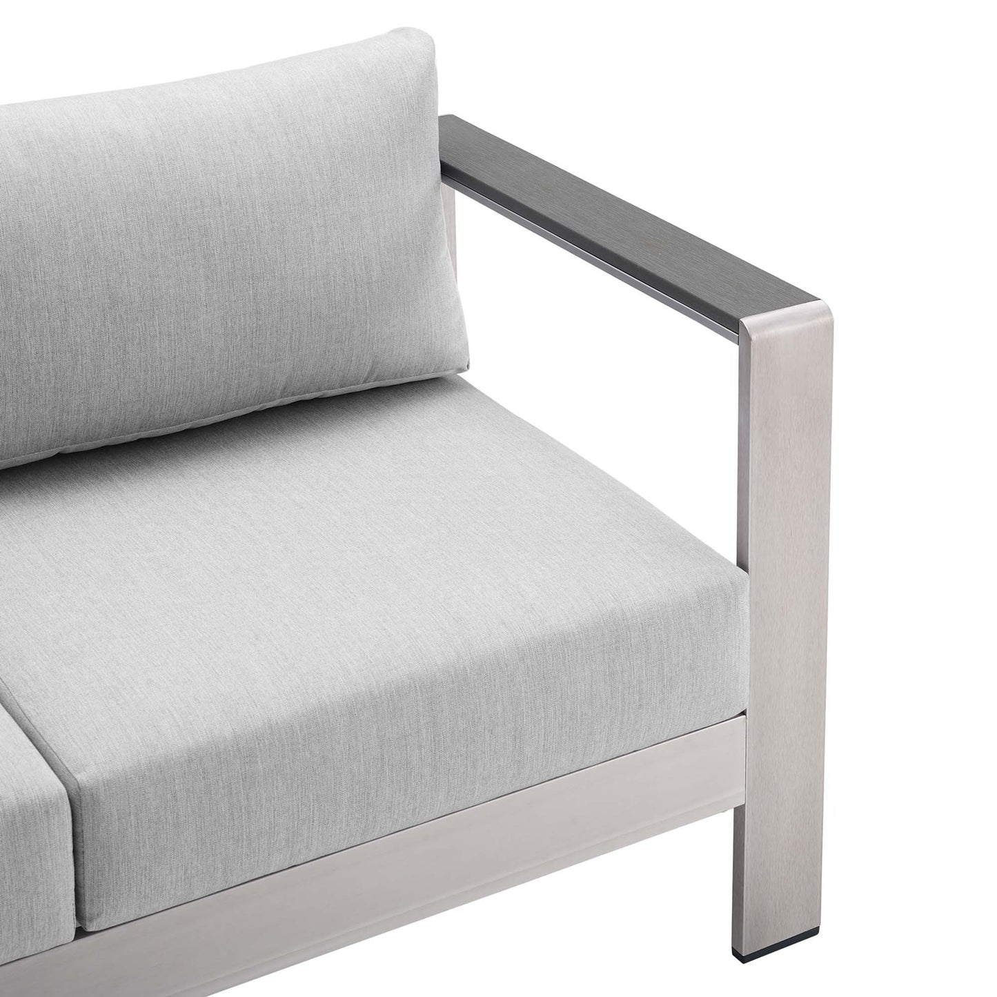 Shore 3 Piece Aluminum Outdoor Patio Set