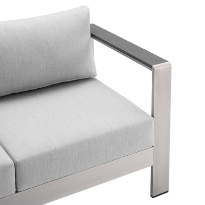 Shore 3 Piece Aluminum Outdoor Patio Set