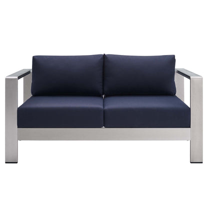 Shore 3 Piece Aluminum Outdoor Patio Set