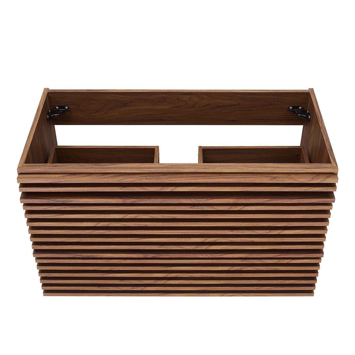 Render wall-mount bathroom vanity cabinet with slatted exterior by Modway HouseOfZazla on Tampa Home & Garden Store