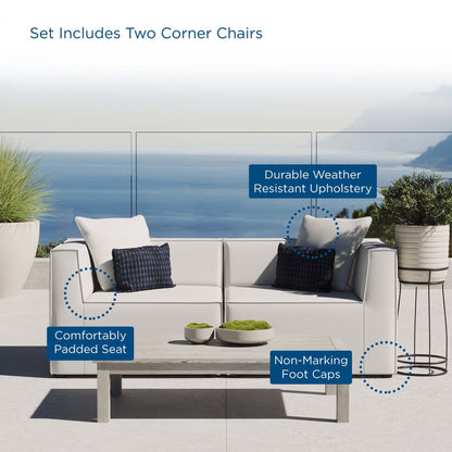 Saybrook 2 Piece Outdoor Upholstered Sofa