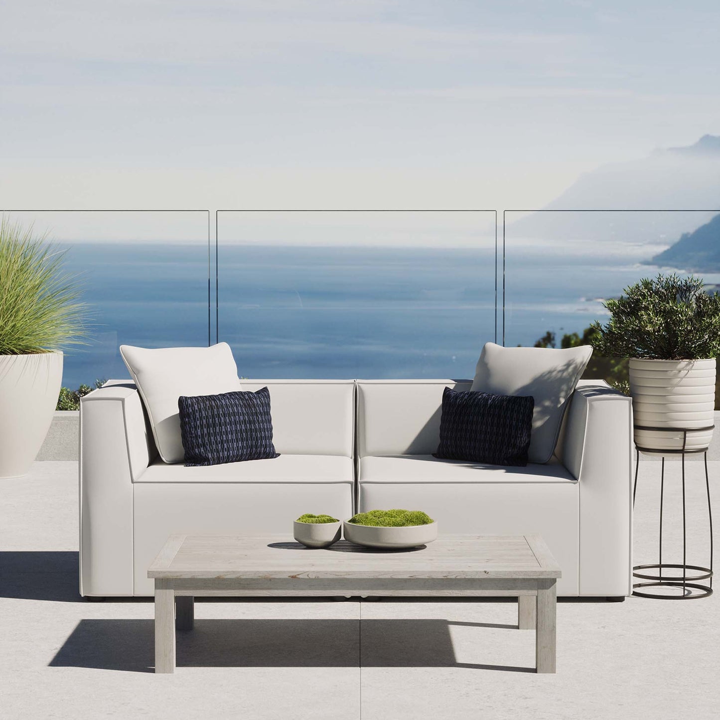 Saybrook 2 Piece Outdoor Upholstered Sofa