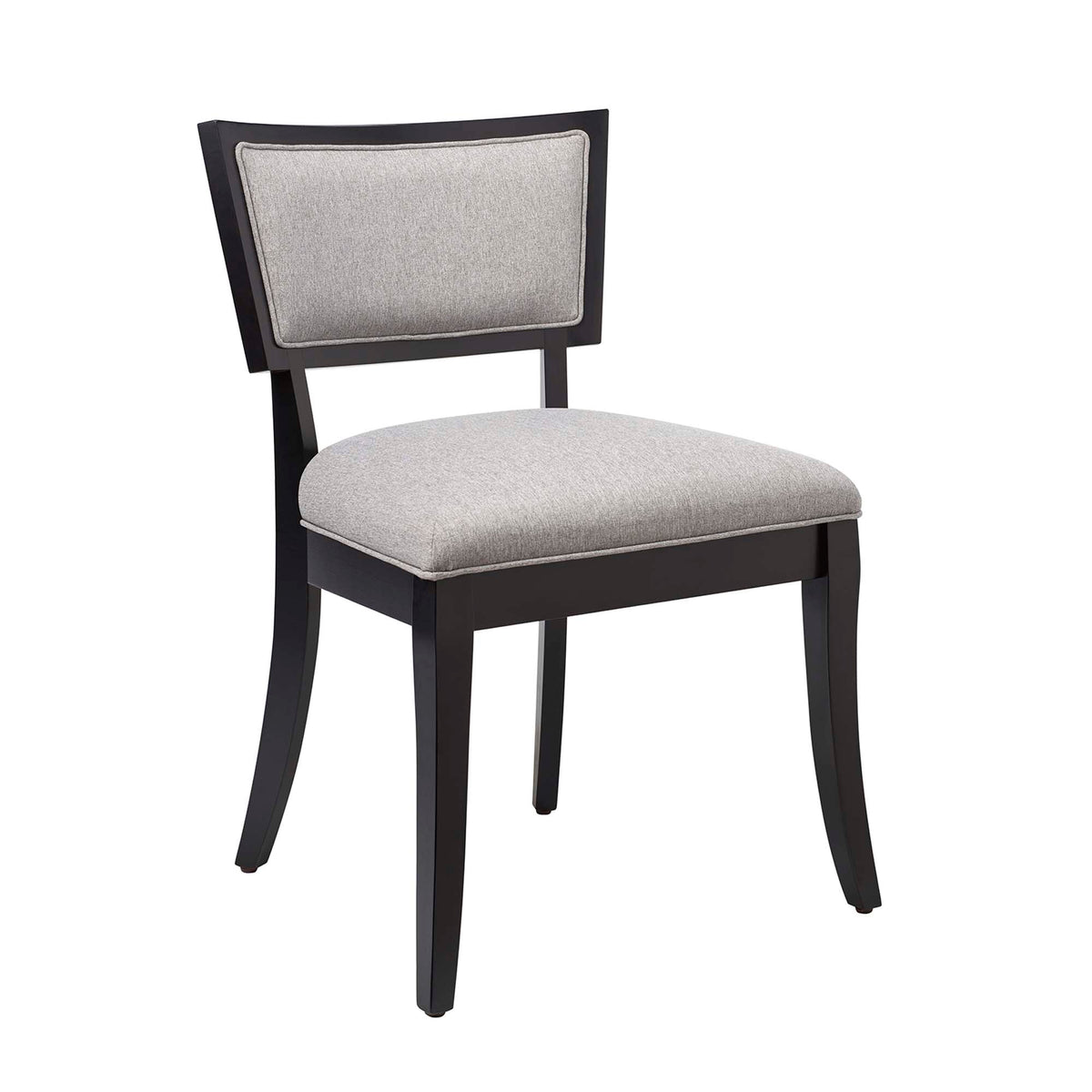 Pristine upholstered dining chairs set of 2 with gray cushions and dark frame by Modway on Tampa Home & Garden Store