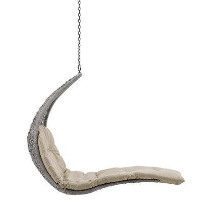 Organic Hanging Chaise Lounge and Outdoor Swing