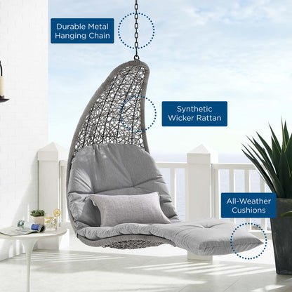 Organic Hanging Chaise Lounge and Outdoor Swing