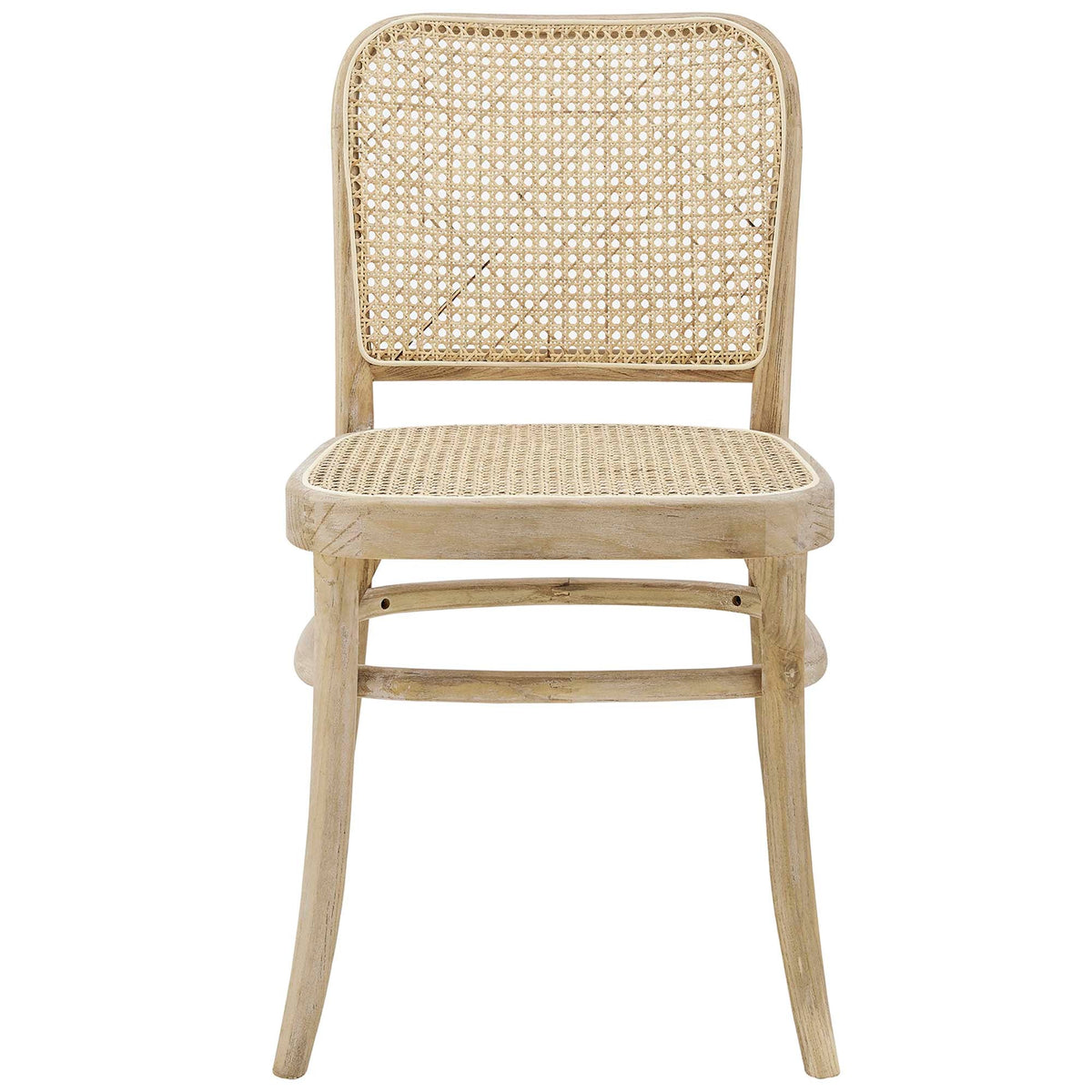Winona Wood Dining Side Chair with caned back and seat, natural finish by Modway, HouseOfZazla on Tampa Home & Garden Store