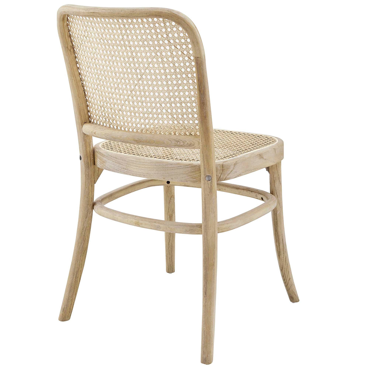 Winona Wood Dining Side Chair by Modway, natural wood with caned seat on Tampa Home & Garden Store